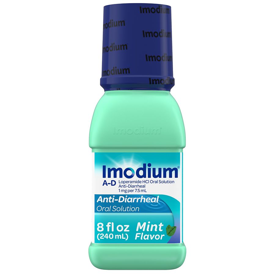 Imodium AD AntiDiarrheal Liquid Mint Walgreens