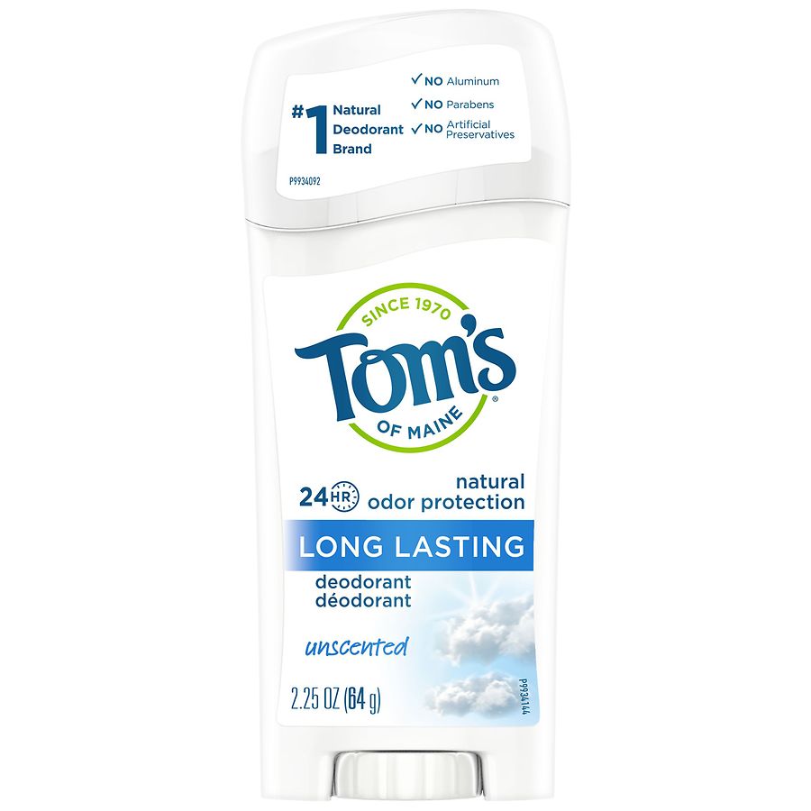 Tom's of Maine Long Lasting Natural Deodorant Unscented