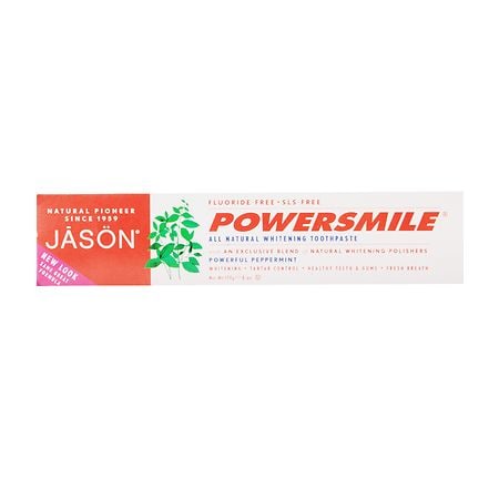 JASON Power Smile All Natural Whitening Toothpaste Peppermint