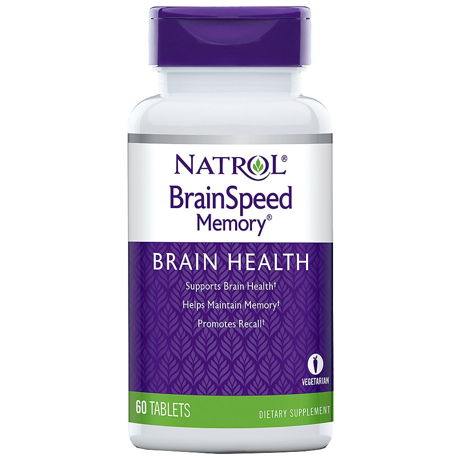 Natrol Brain Speed Memory Dietary Supplement Tablets Walgreens