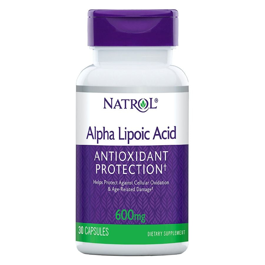 Natrol Alpha Lipoic Acid 600 mg Walgreens