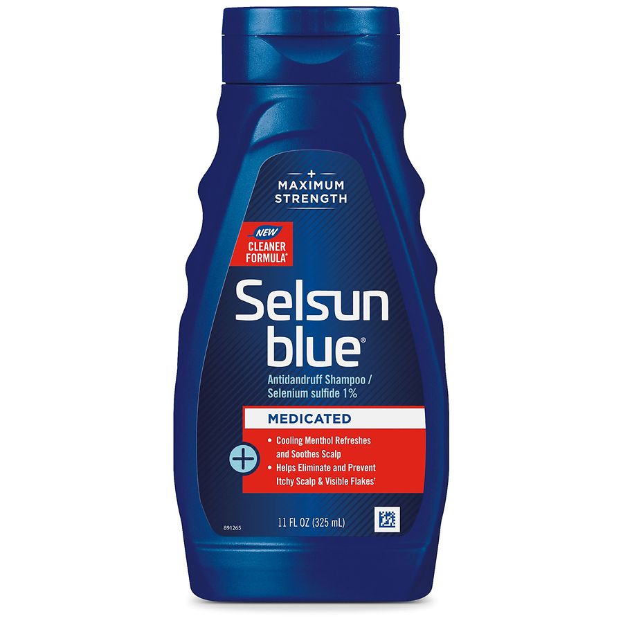 Selsun Blue Dandruff Shampoo Medicated Treatment Walgreens