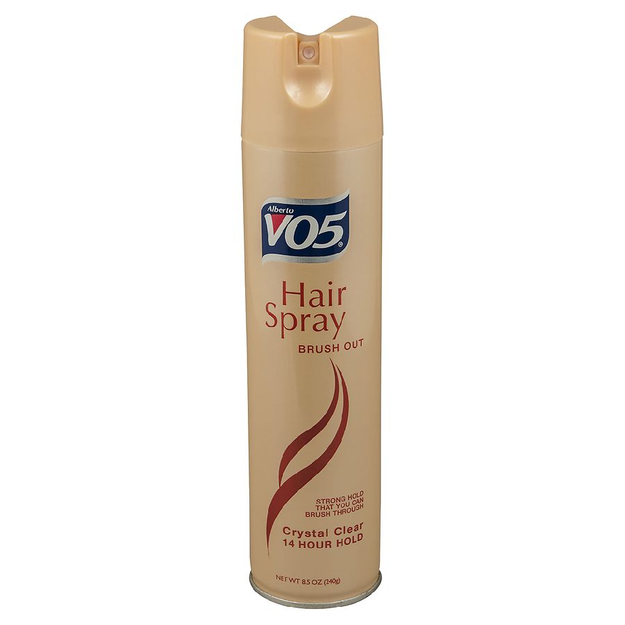 Alberto VO5 Hair Spray Brush Out Crystal Clear, 14 Hour Hold | Walgreens