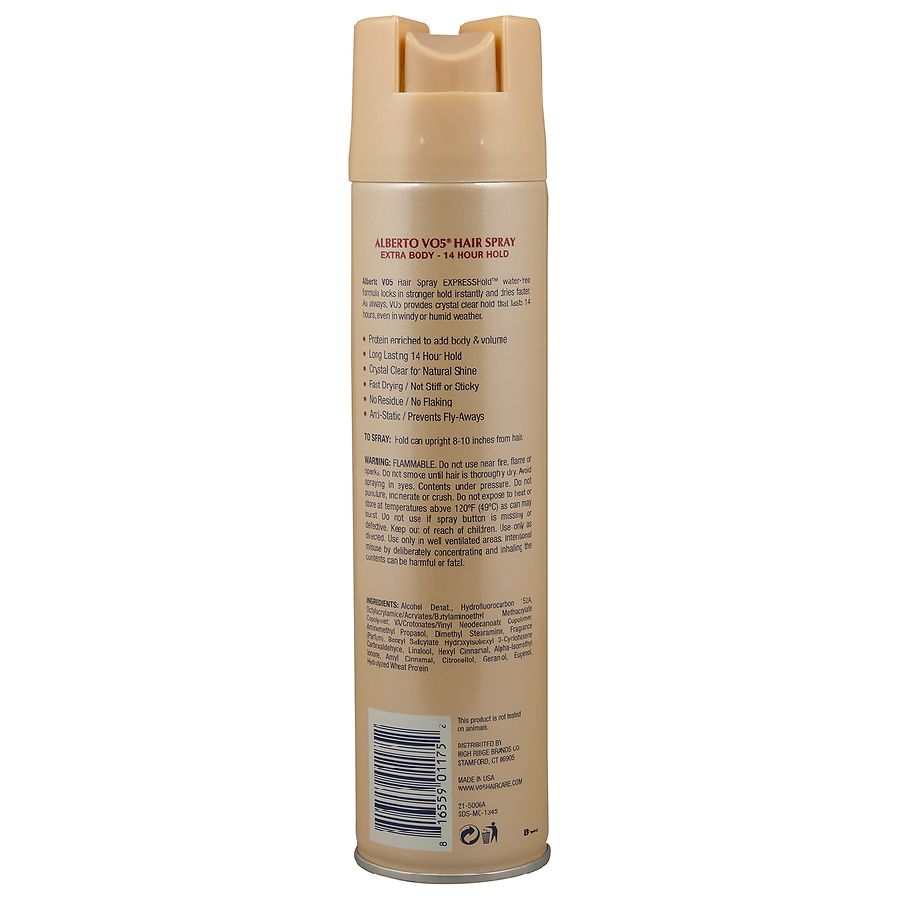 Alberto VO5 Hair Spray | Walgreens