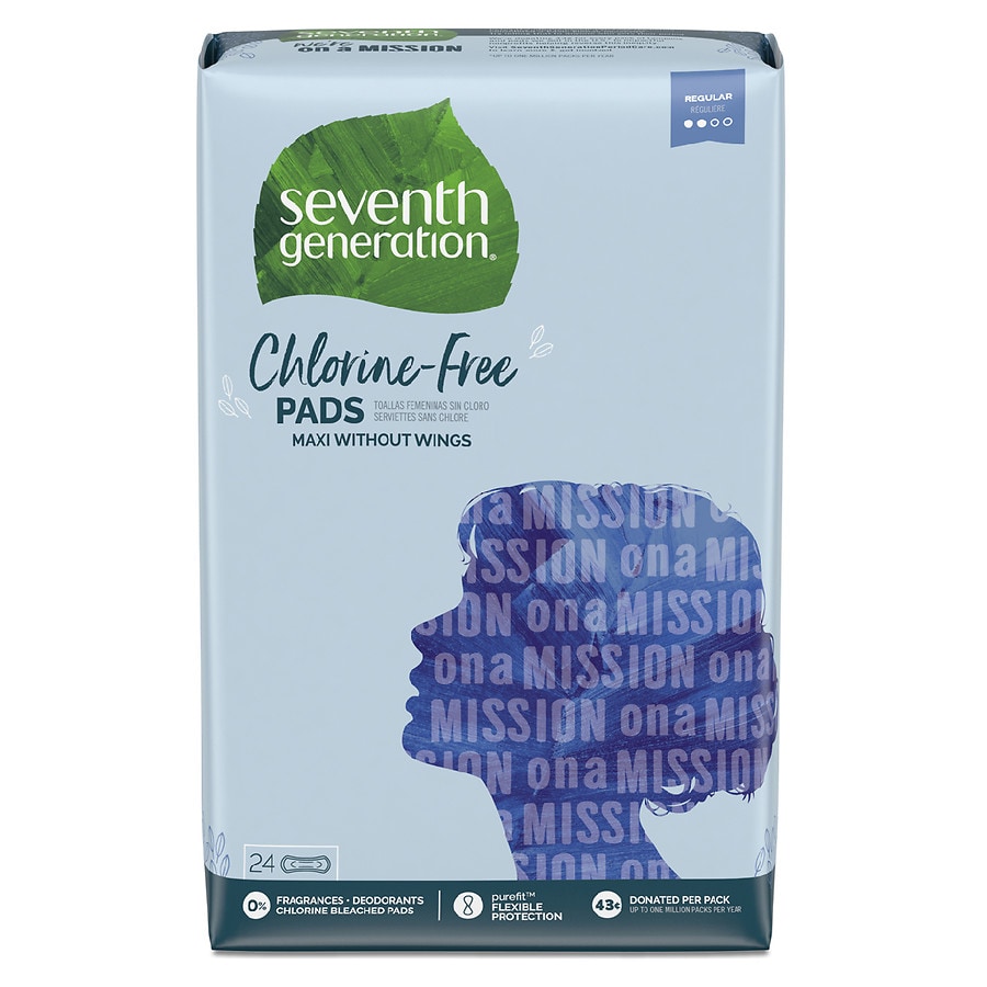  Seventh Generation Chlorine Free Maxi Pads 