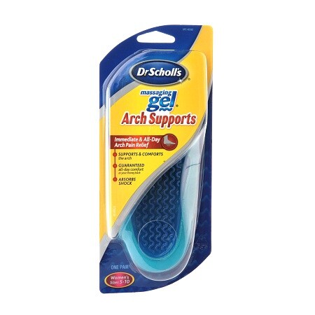 Dr. Scholl's Massaging Gel Arch Supports Women's Size 6-10