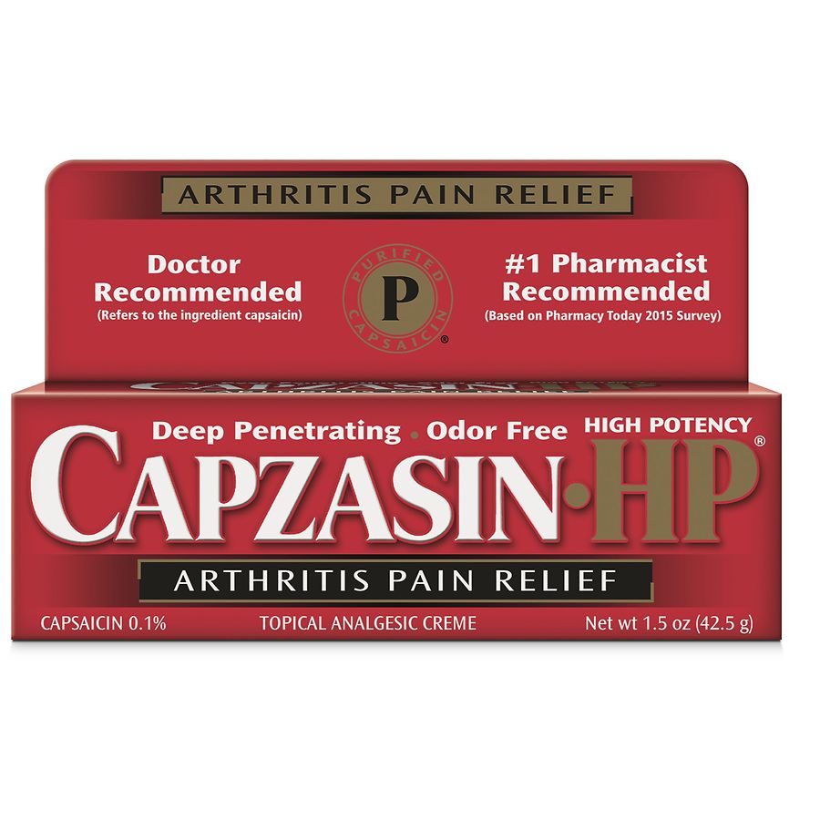 Capzasin Hp Arthritis Pain Relief Creme Walgreens