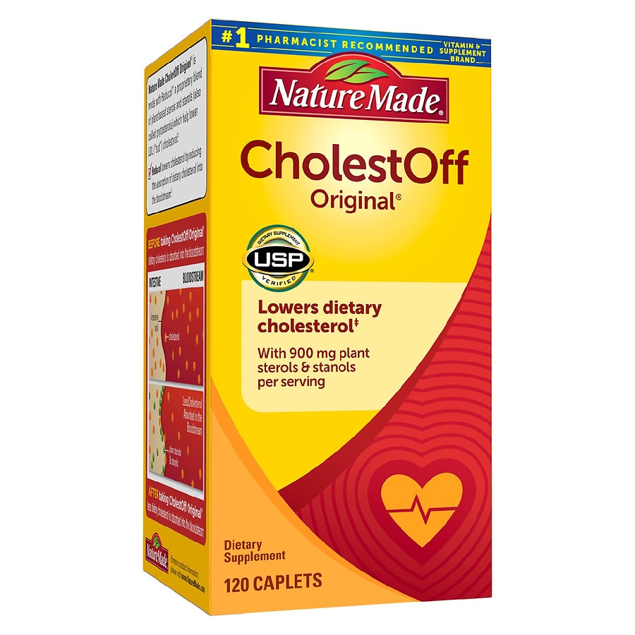  Nature Made CholestOff Dietary Supplement Caplets 