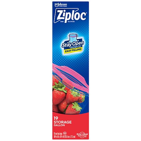 Ziploc Variety Total Bags, 347 Pack, 347 Piece Assortment, clear