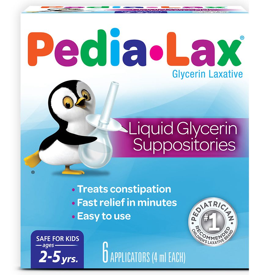 Fleet Children S Pedia Lax Liquid Glycerin Laxative Suppositories Walgreens