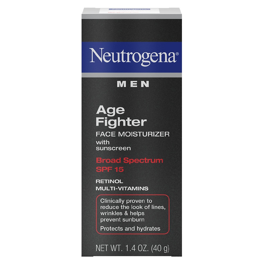 Neutrogena Men's Anti-Wrinkle Age Fighter Moisturizer, SPF 15