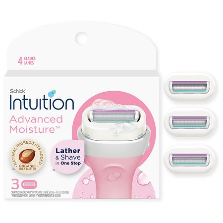 Schick Intuition Plus Intuition Plus Shaving Cartridges with Shea Butter