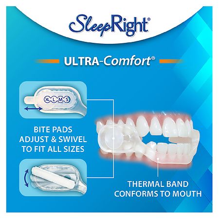 Stop Snoring Mouthpiece Night Super Soft Chew Protection Braces and Teeth Suitable for Adult Men and Women,2 