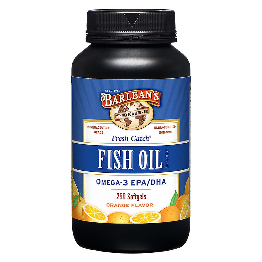 Barlean S Organic Oils Fresh Catch Fish Oil Omega 3 Epa Dha 1000mg