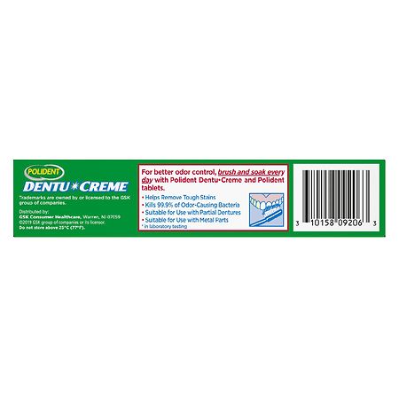 polident dentu creme toothpaste