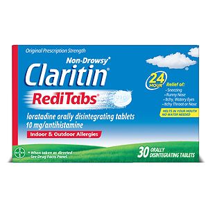 Claritin 24 Hour Antihistamine RediTabs Orally Disintegrating Tablets