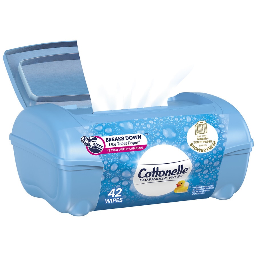 cottonelle flushable wet wipes