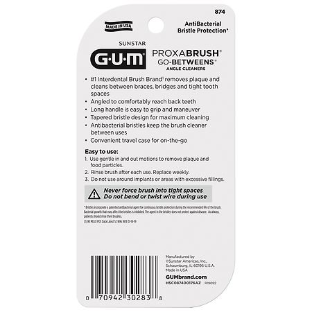 gum antibacterial bristle protection