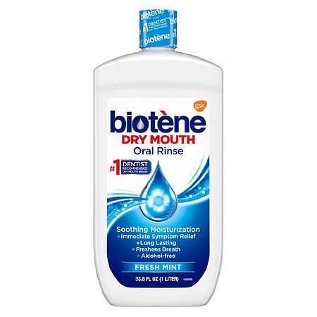 (BBD:2026-03-11) Biotene Fresh Mint Dry Mouth Oral Rinse - 33.8 fl oz