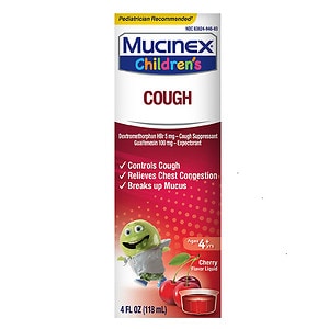 Children's Mucinex Cough Expectorant and Suppressant Cherry