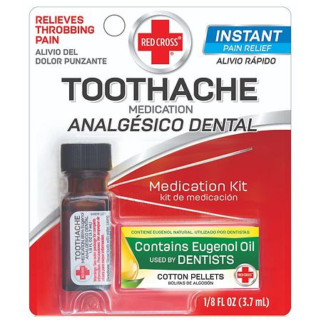 Red Cross Toothache Complete Medication Kit - 0.12 fl oz