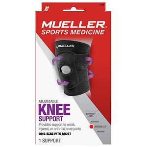Mueller Sport Care Adjustable Knee Moderate Support, Model 6441 One Size
