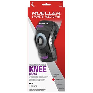 Mueller Sport Care Care Hinged Knee Brace, Model 6432 Large