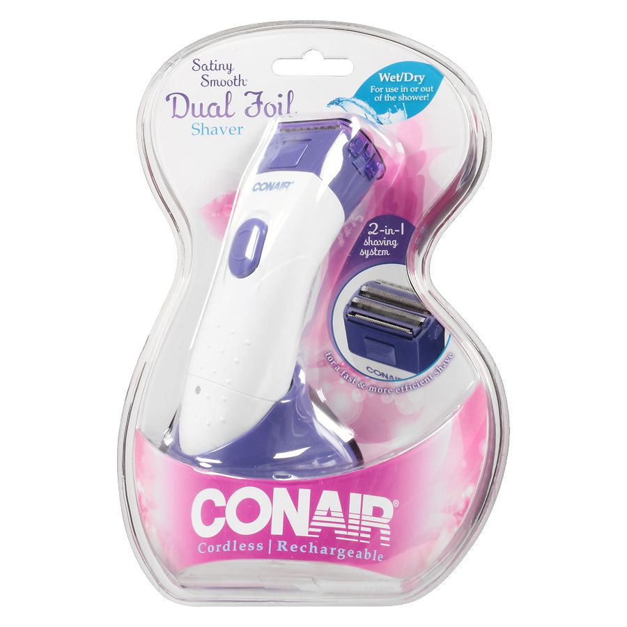 conair cordless rechargeable shaver