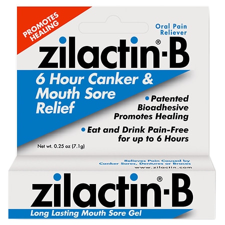 Zilactin-B Mouth Sore Gel - 0.25 oz