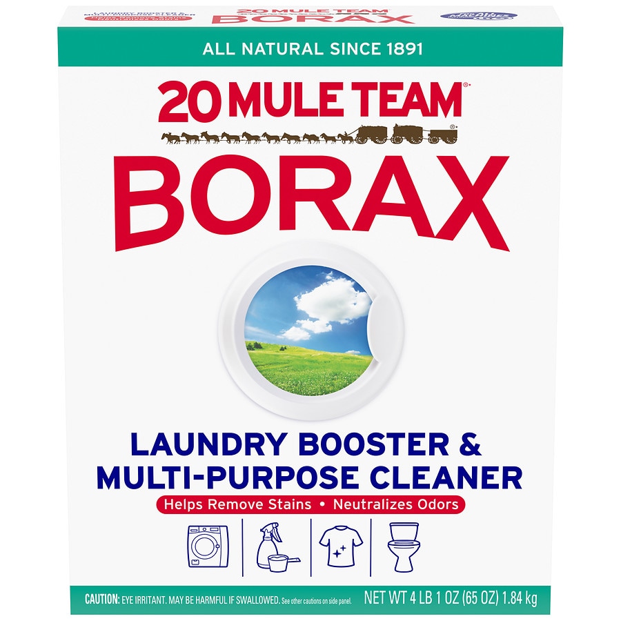 Photo 1 of Borax 20 Mule Team Detergent Booster, 65 Oz
