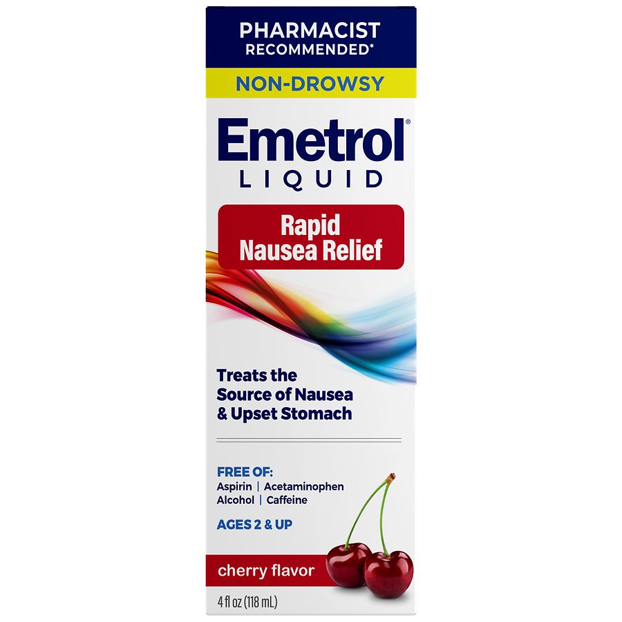 Emetrol for Nausea & Upset Stomach Cherry Walgreens