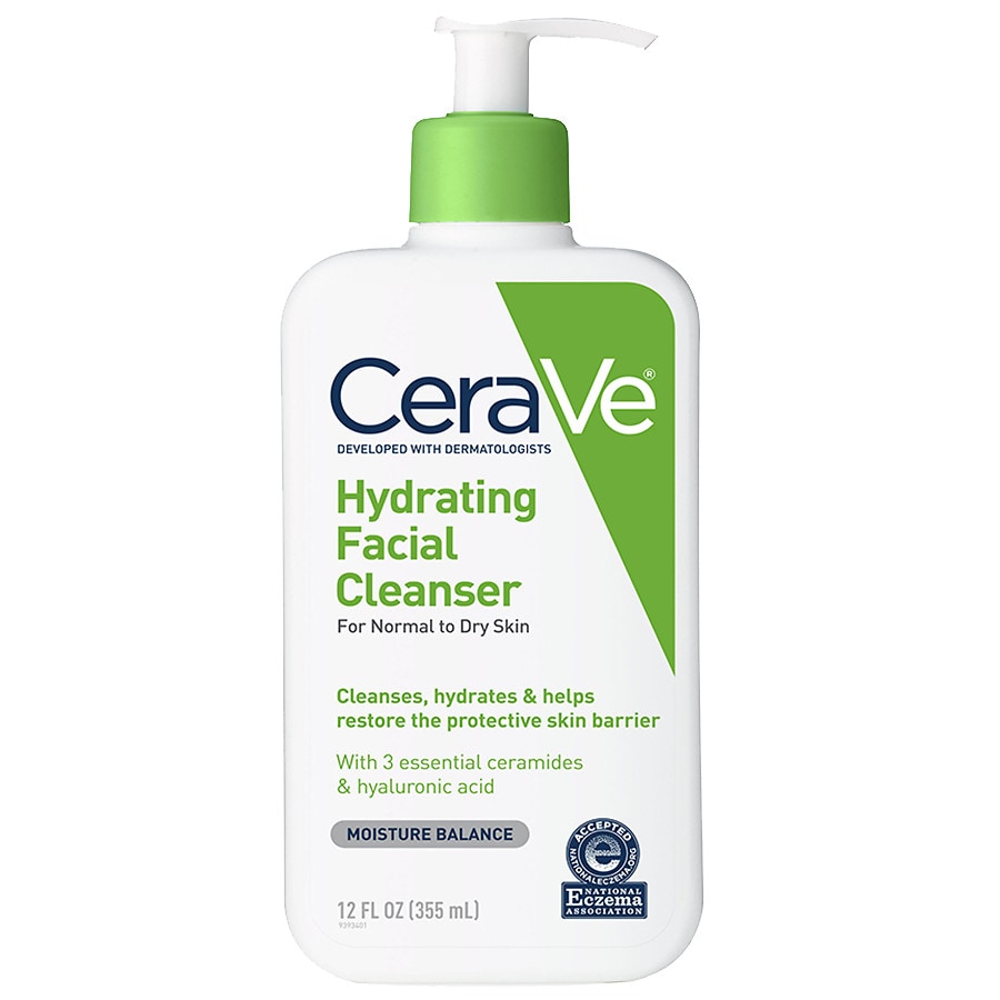 CeraVe Hydrating Facial Cleanser Fragrance Free with Hyaluronic Acid  Walgreens