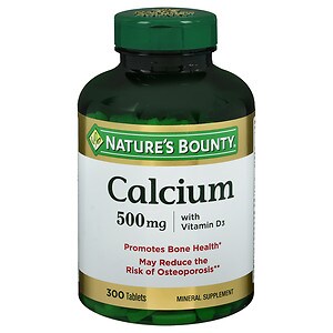 Nature's Bounty Calcium 500mg with Vitamin D3, Tablets