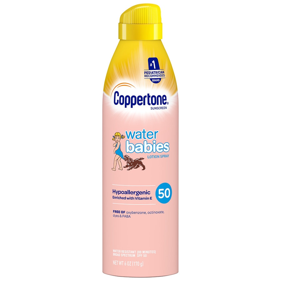 Coppertone Water Babies Lotion Spray Spf 50 Walgreens