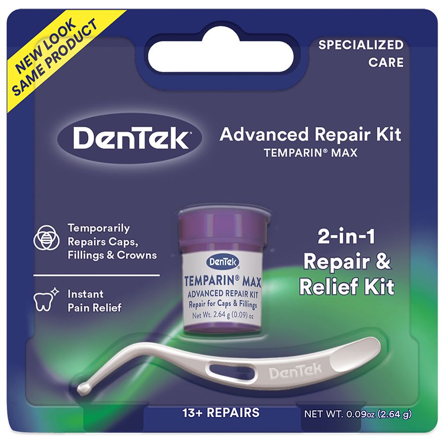 Dentek Temparin Max Lost Filling Loose Cap Repair Walgreens