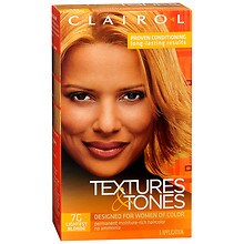 Clairol Textures & Tones Permanent Hair Color,Lightest Blonde 7G ...