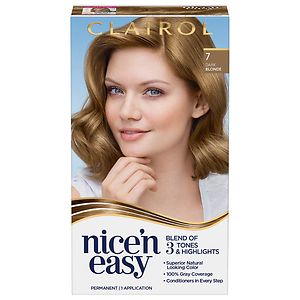 Clairol Nice'n Easy with Color Blend Permanent Haircolor Natural Dark Neutral Blonde 106A