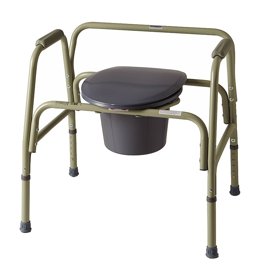 Medline Deluxe Bariatric Steel Commode Walgreens