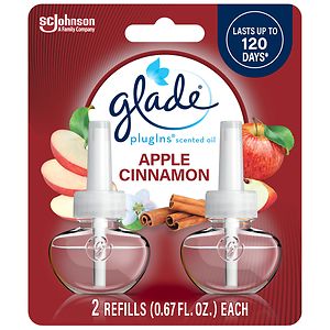 Glade PlugIns Scented Oil Refill Apple Cinnamon