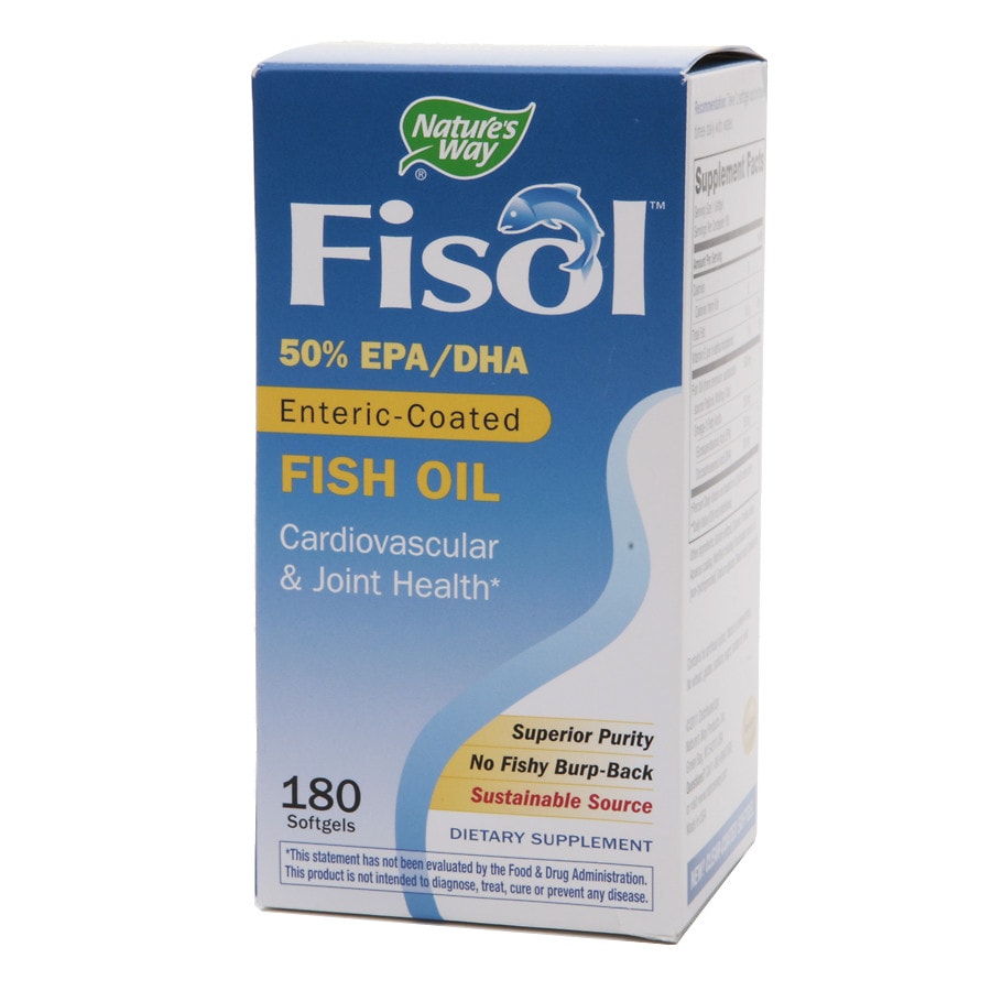  Nature's Way Fisol Fish Oil, Softgels 