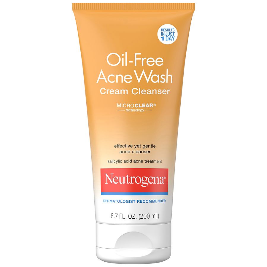 Neutrogena OilFree Acne Wash Cream Cleanser Walgreens