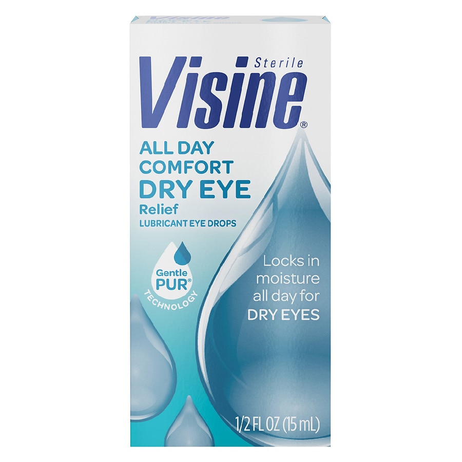 Visine All Day Comfort Dry Eye Relief Eye Drops 