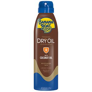 Banana Boat UltraMist Continuous Spray Sunscreen, Dry Oil, SPF 8