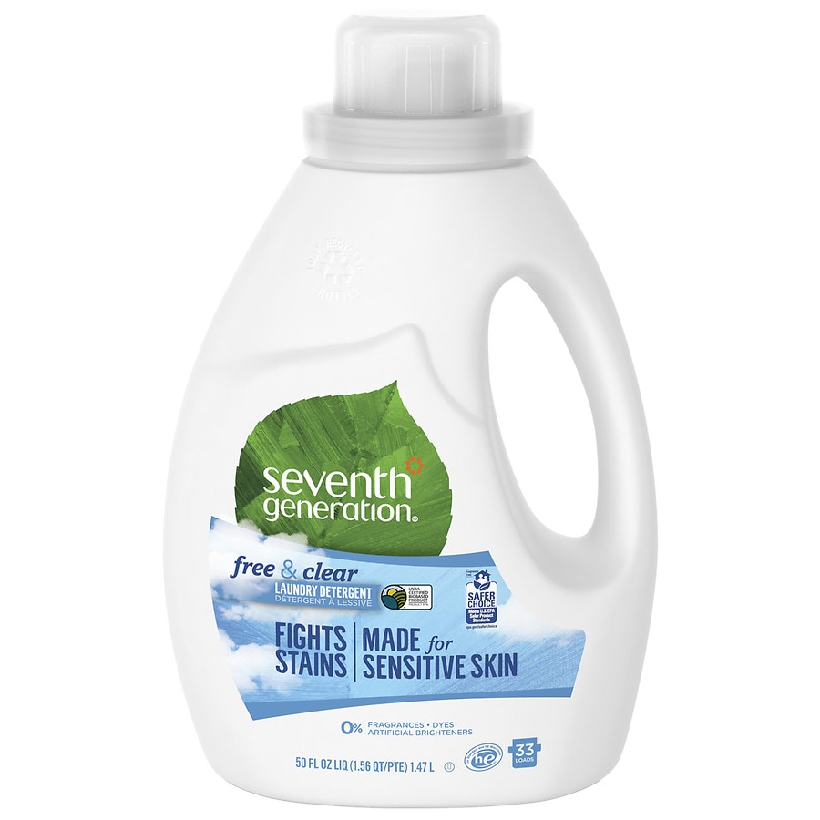 Seventh Generation Liquid Laundry Detergent, Free and Clear Free & Clear