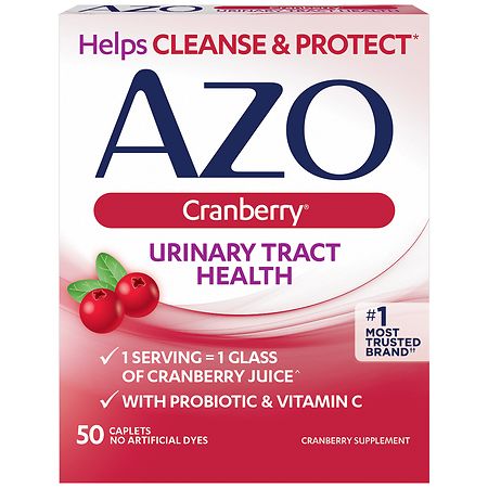AZO Cranberry Dietary Supplement Tablets - 50 ea