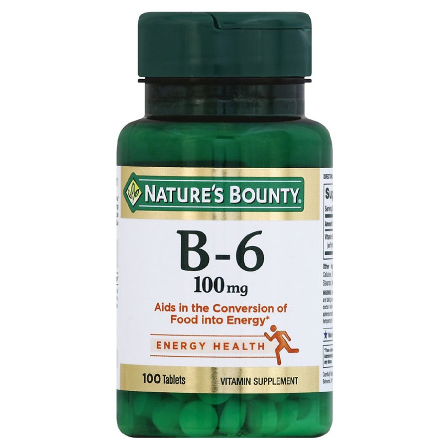 Natures Bounty Vitamin B 6 100 Mg Tablets