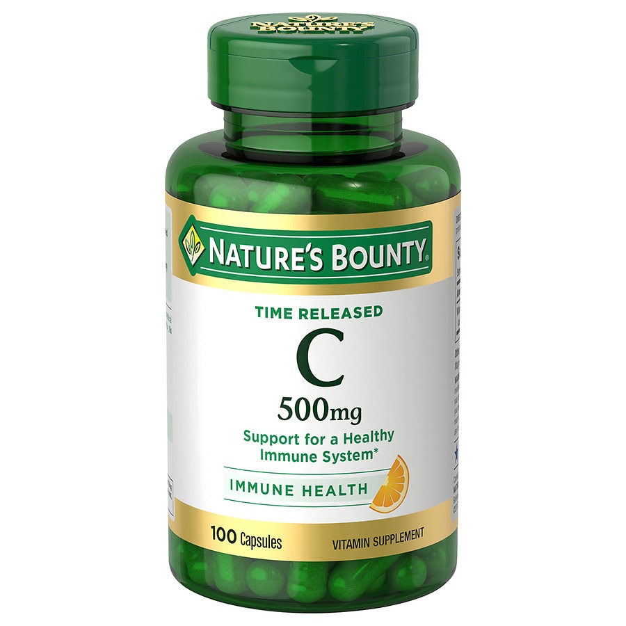 Bounty Time Release Vitamin C-500mg, Capsules | Walgreens