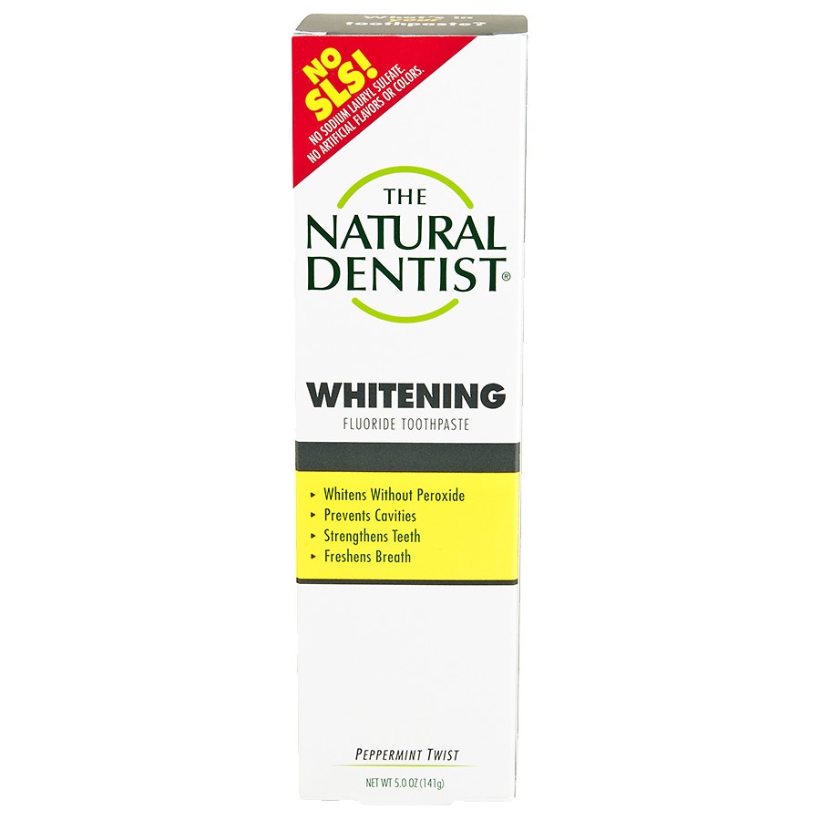  The Natural Dentist Healthy Teeth & Gums Whitening Plus Toothpaste Peppermint Twist 