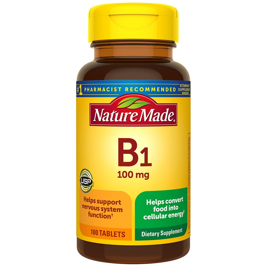 Nature Made Vitamin B1 100 Mg Tablets Walgreens