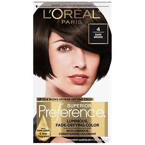 @ Lowprice L'Oreal Paris Preference Permanent Hair Color Dark Brown 4 ...